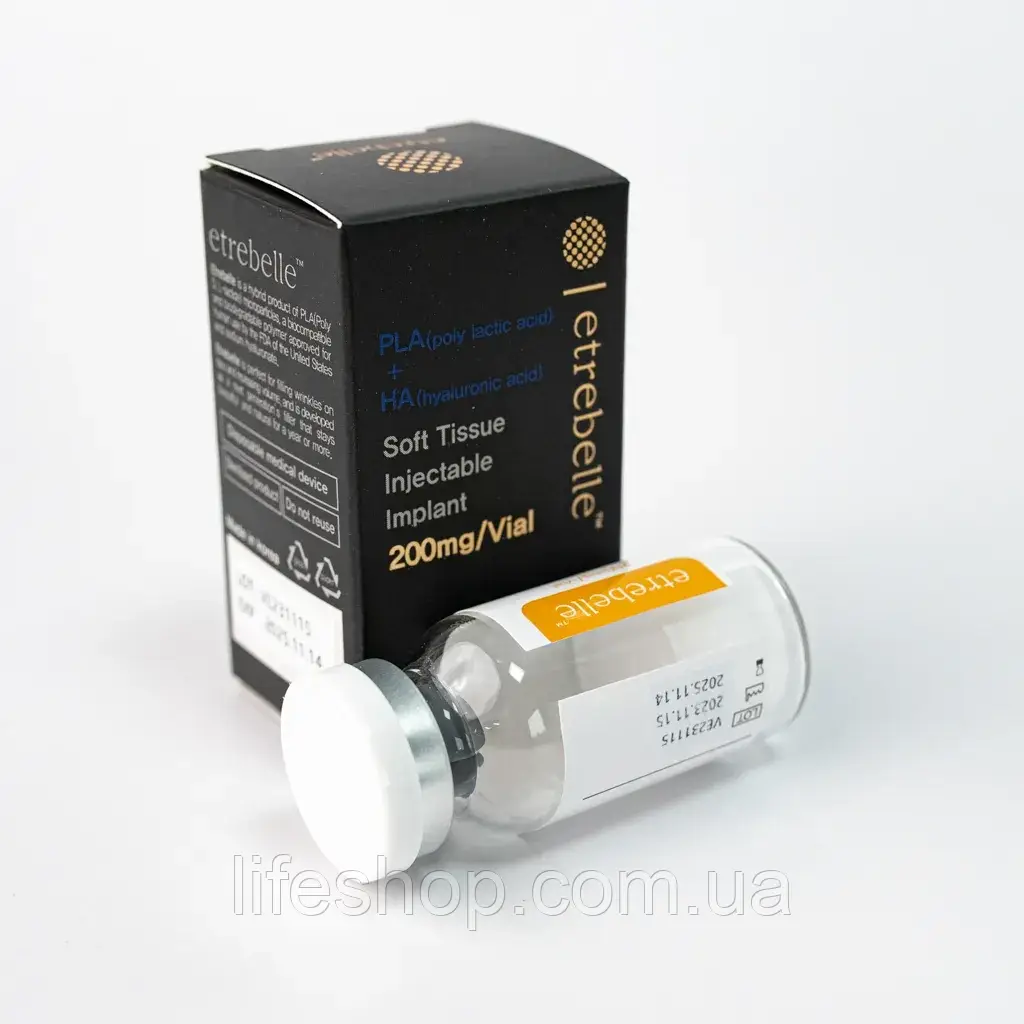 Etrebelle 200mg/vial/ наповнювач PLLA/Полімолочна кислота