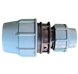 Муфта (фітинг) редукційна для поєднання поліетиленових труб діаметром 32х25 мм