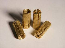 Анкер латунний забивний М8 цанга 4 шт в лоті