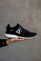 Молодежные кроссовки для парней Reebok Run 5.0 Black/White. Крутая мужская обувь Рибок Ран.