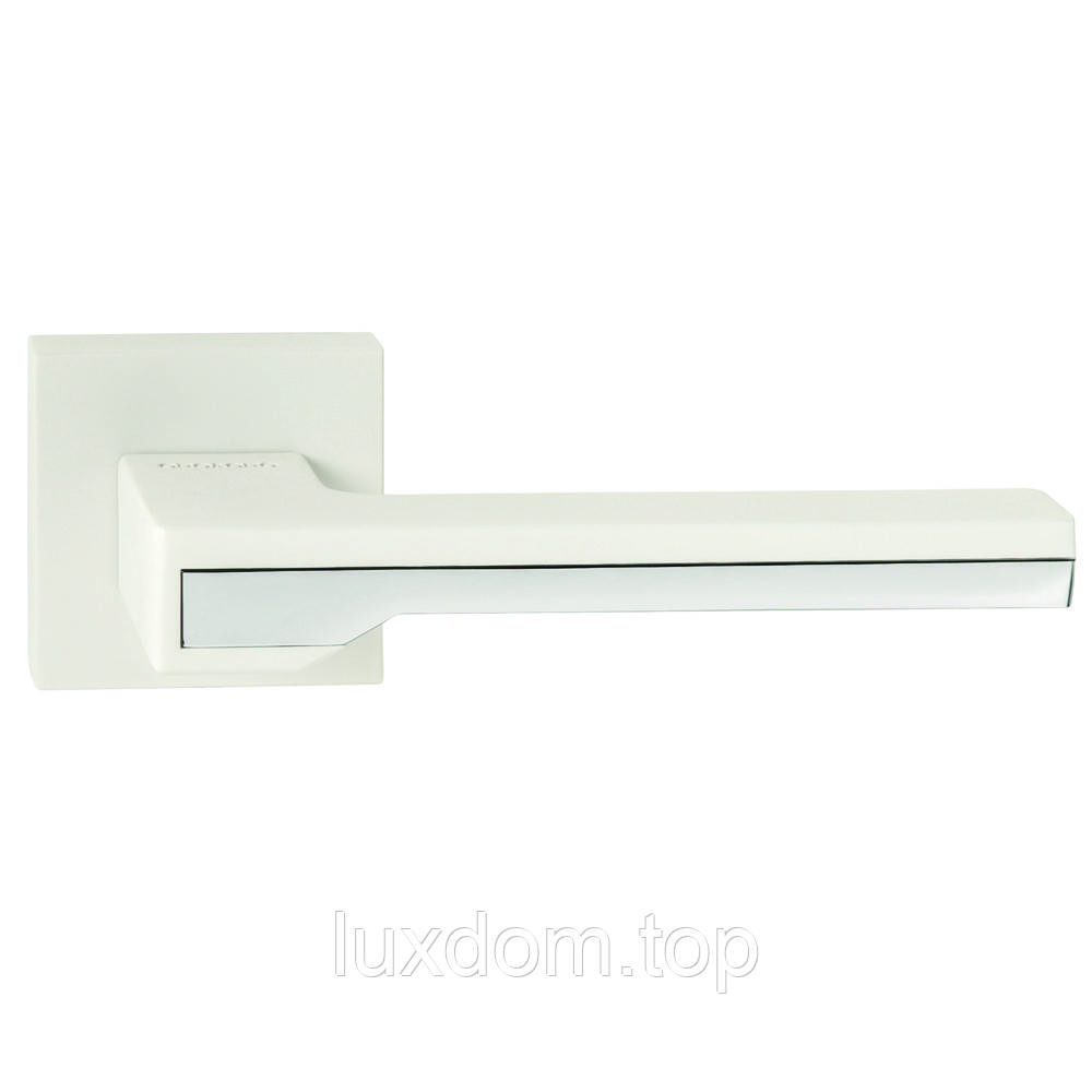 Італійська дверна ручка ORO&ORO 066-15E White/CP, фото 1