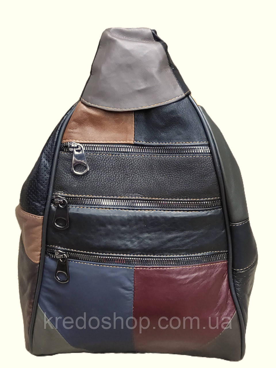 Сумка рюкзак кожаный вместительный (Турция)