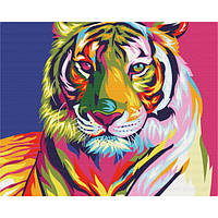 Картина по номерам "Тигр в стиле поп арт" BS9203L