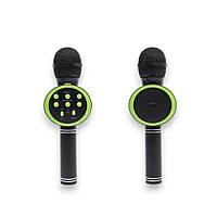 Бездротовий мікрофон-караоке V11 з функцією зміни голосу, фонограми, USB, SD, FM, AUX та Bluetooth