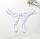 Трусики з відкритим доступом G-String (р. XS/S/M, чорні), фото 3
