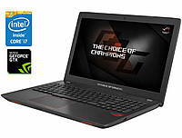 Ігровий ноутбук Asus ROG Strix GL553VD / 15.6" (1920x1080) IPS / Intel Core i7-7700HQ (4 (8) ядра по 2.80 - 3.80 GHz) / 16 GB DDR4