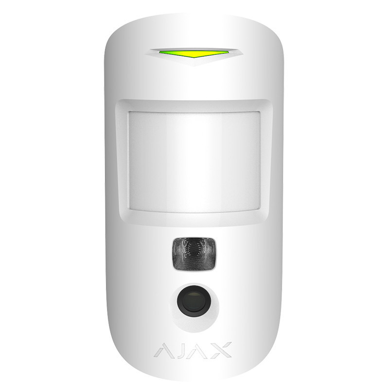 Ajax MotionCam (PhOD) - Датчик руху з фотокамерою для верифікації тривог, знімає фото по тривозі та за запитом