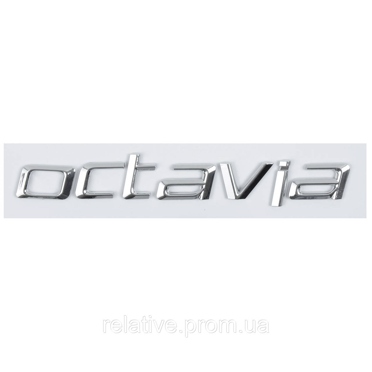 Емблема - напис "OCTAVIA" NEW 2014-2016 скотч 3М 165*18мм роздільний (Польща)