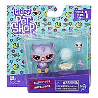 Ігровий набір Hasbro Littlest Pet Shop - LPS Oona Owler 1-77 & Nona Owler 1-78