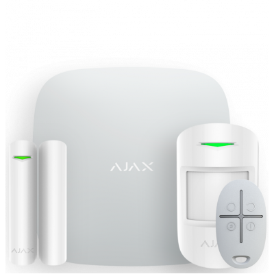 Ajax StarterKit - комплект бездротової GSM-сигналізації - білий