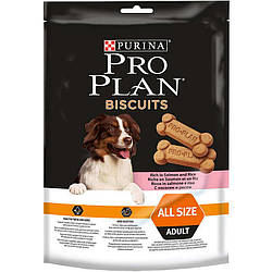 Purina Pro Plan (Пурина Про План) Biscuits Salmon - Печиво для дорослих собак з лососем та рисом, 410 гр