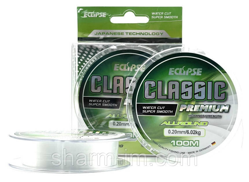 Леска Eclipse Classic Premium 100 м 0.3 мм/12,6 кг