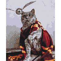 Картина по номерам "Котик ловец снитча © Eka Udaltsova" BS36543L