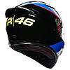МОТОШОЛОМ ЗАКРИТИЙ AGV K1 - VR46 SKY RACING TEAM BLACK/RED, фото 5