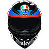 МОТОШОЛОМ ЗАКРИТИЙ AGV K1 - VR46 SKY RACING TEAM BLACK/RED, фото 3