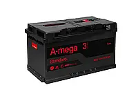 Aккумулятор A-Mega Standart 6СТ-80 Ah (0) правый плюс