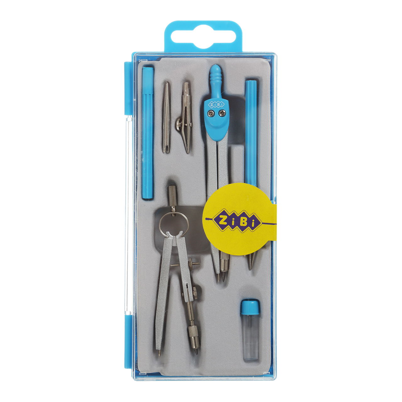 Готовальня BASIS 7 предметів блакитний KIDS Line