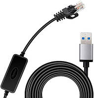 Moyina USB3.0 to RJ45 Ethernet кабель для коммутатора, роутера, шлюза, модема на MacOS, Windows и т.д.
