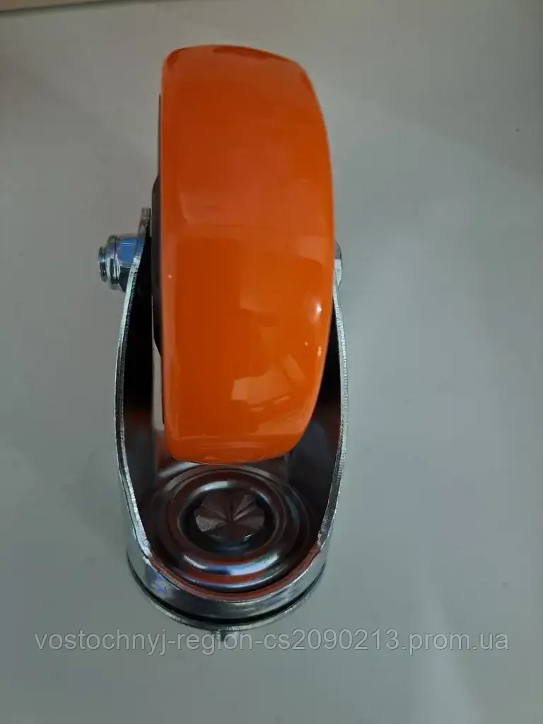 Полиуретановое колесо PVC 100 мм в поворотном кронштейне на болту ...