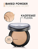 Запечена пудра Flormar Terracotta Powder №29 Porcelain Ivory, 9 г, фото 6