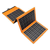 Влагонепроницаемая раскладная солнечная панель 20W, портативная зарядка от солнечной энергии 9113