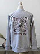 Світшоти з вашим Логотипом Vsetex Slim Кольорові брендування на серці та спині (10см + 25см), фото 9