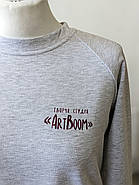 Світшоти з вашим Логотипом Vsetex Slim Кольорові брендування на серці та спині (10см + 25см), фото 8