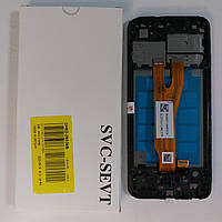 Дисплей Samsung A032 Galaxy A03 Core Original Service з тачскріном та рамкою Black