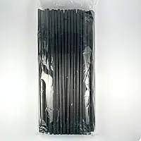 Трубочка Артистик гофра чорна д6мм/26см (100шт в упаковці)20упаковок в ящику