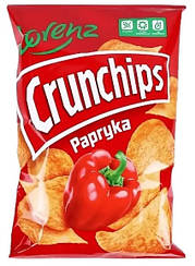 Чіпси смажені Crunchips зі смаком паприки 140г TM Lorenz Польща