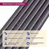 Рейка декоративна WPC кругла стінова 3000х152х15мм Графіт SW-00001873, фото 4