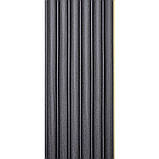 Рейка декоративна WPC кругла стінова 3000х152х15мм Графіт SW-00001873, фото 5