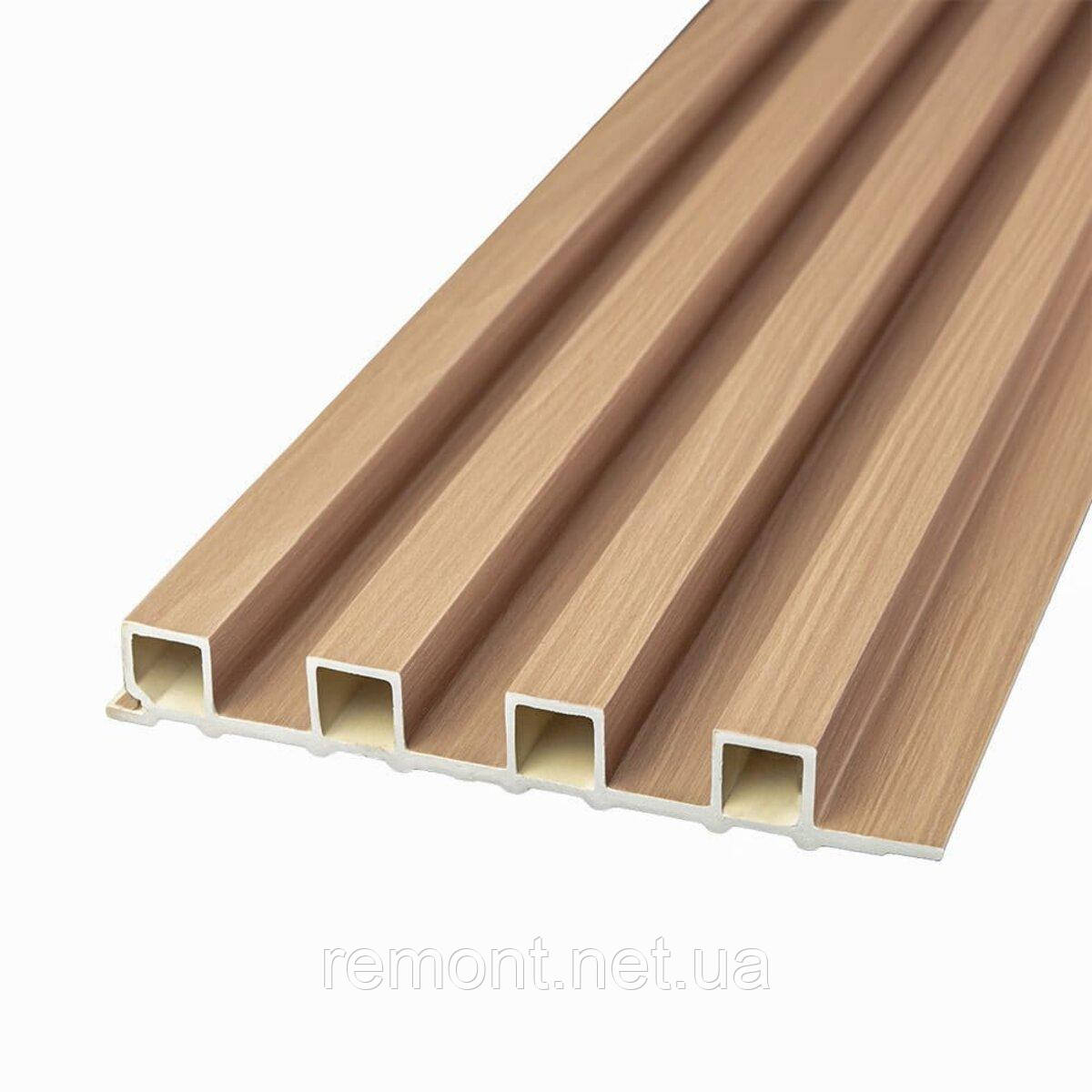 Рейка декоративна WPC стінова 3000х160х23мм Дуб SW-00001855, фото 1