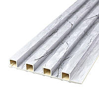 Рейка декоративна WPC стінова 3000х160х23мм Мармур SW-00001862