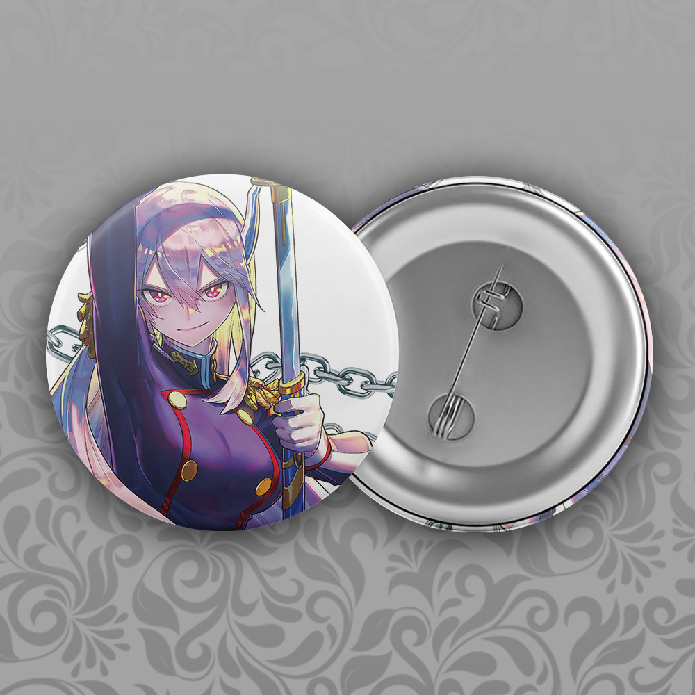 Значок 56 мм Аніме Chained Soldier / Раб спеціального призначення, фото 1