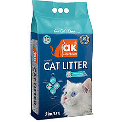 AKCat Compact Cat Litter - бентонітовий наповнювач, Марсельське мило 5 кг