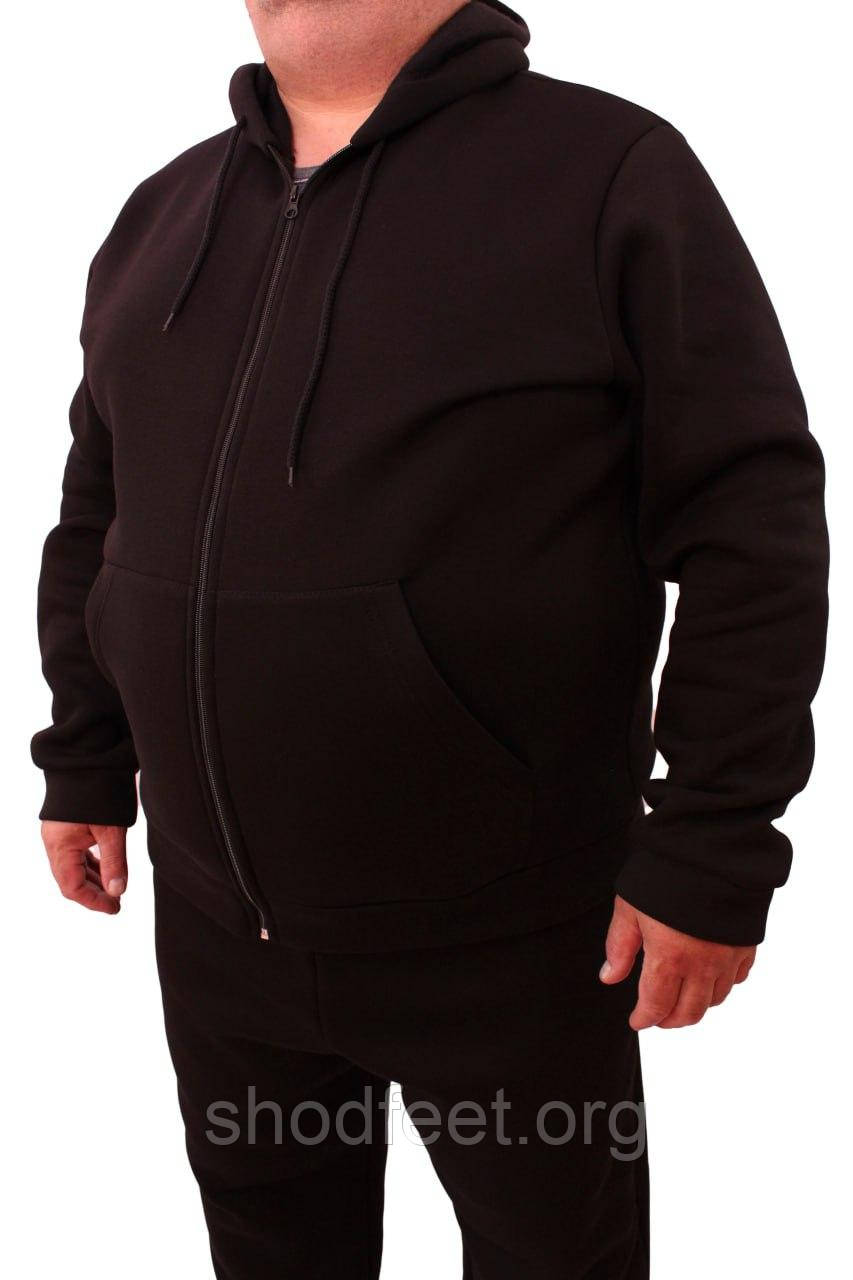 Чоловічий спортивний костюм Батал 2XL,4XL,6Xl,8XL Весна-Осінь Black