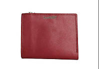 Жіночий компактний шкіряний гаманець "Caliente" червоний