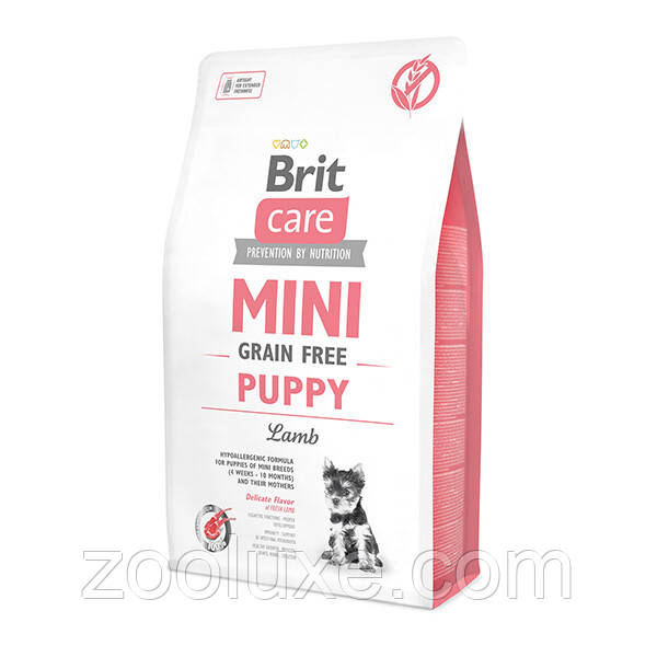 Brit Care Mini Puppy Lamb 400 г сухий корм для собак Бріт Міні Паппі Ягня Grain-free