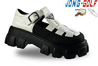 Детская обувь оптом. Детские туфли 2024 бренда Jong Golf для девочек (рр с 32 по 37)