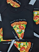 Світшоти утеплені з вашим Логотипом на серці та спині Vsetex Warm Чорні/Білі, фото 10