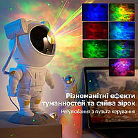 Проектор ночник космонавт звездное небо с лазерной проекцией, Потолок звездное небо ВАУ