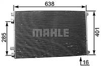 Радиатор кондиционера RENAULT MEGANE II Stufenheck (LM0/1) alt, MAHLE (AC360001S)