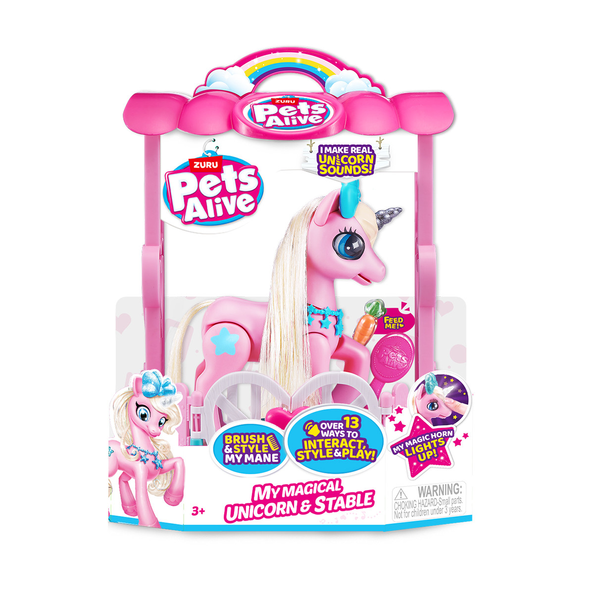 Інтерактивний ігровий набір Pets Alive S2 – Чарівний Єдиноріг у Будиночку 9545, фото 1