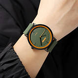 Жіночий наручний годинник Skmei 2050 Army Green, фото 4