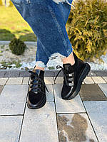 Женские натуральные ботинки кроссовки Кроссовки женские демисезонные Высокие демисезонные кроссовки женские 37