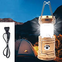 Подвесной кемпинговый фонарь с солнечной панелью, USB, BL-5808 , Аккумуляторный светильник с эффектом пламени