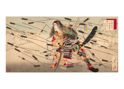 Листівка Японське мистецтво - Kabuki Reformation Ichikawa Danjūrō IX