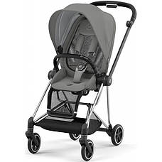Прогулянкова коляска Cybex Mios 4.0 Mirage Grey шасі Chrome Black, фото 3