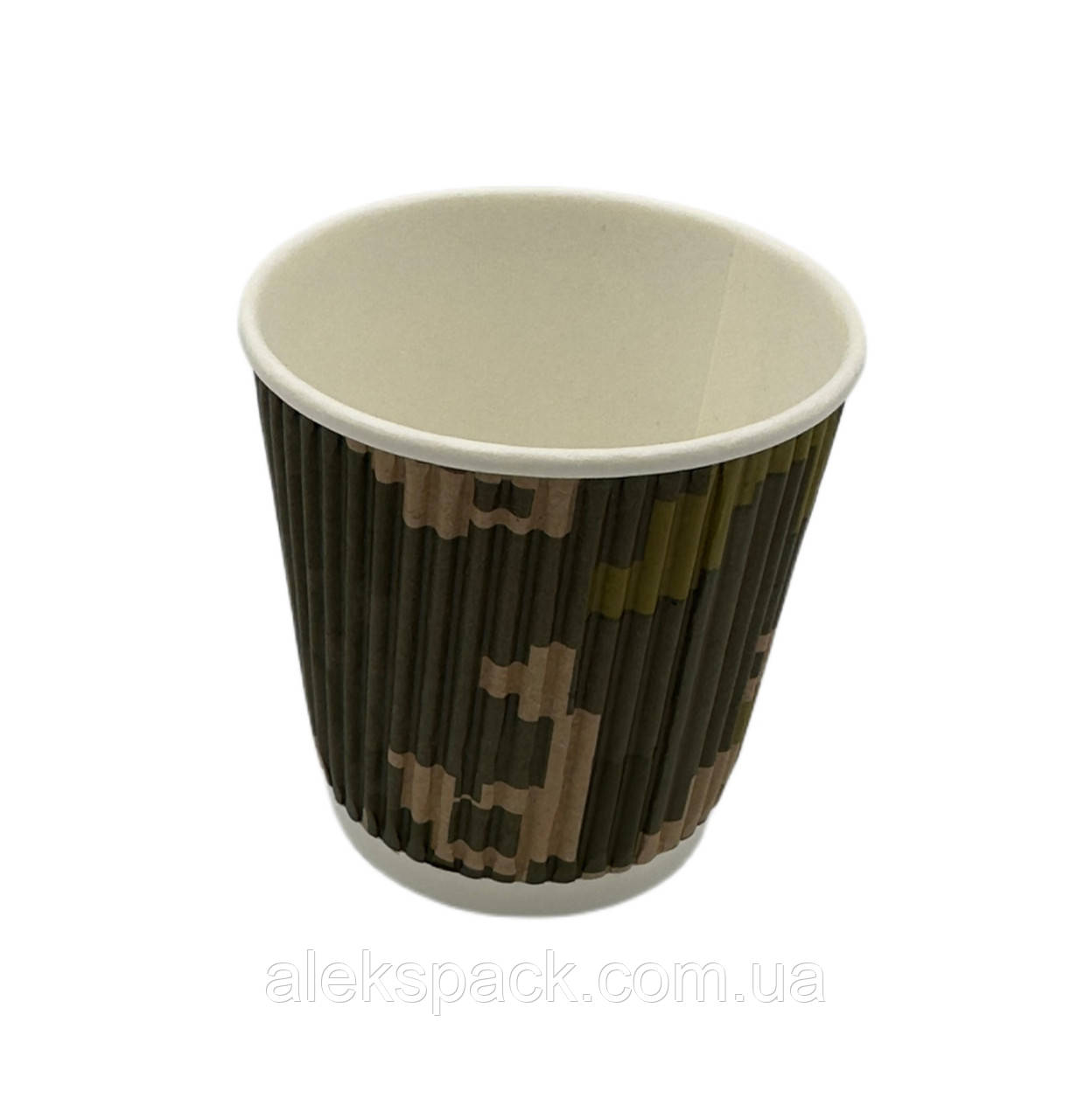 Стакан 110мл гофр.піксель 30шт/пак,54пак/1620ящ, фото 1